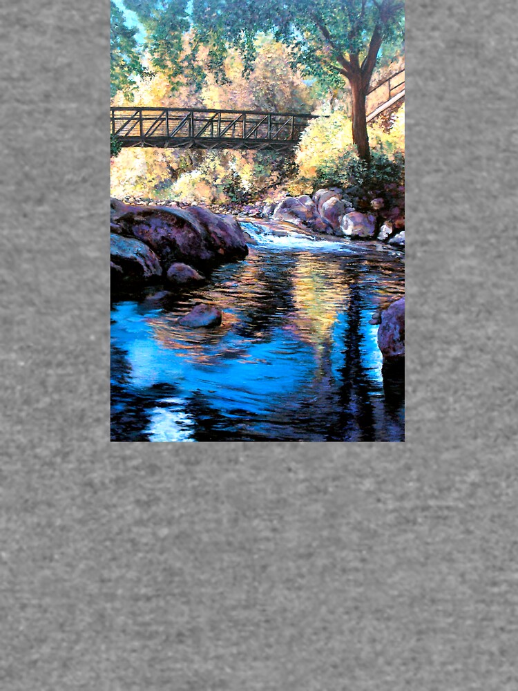 Boulder Creek Bridge - Late Afternoon by donnaroderick