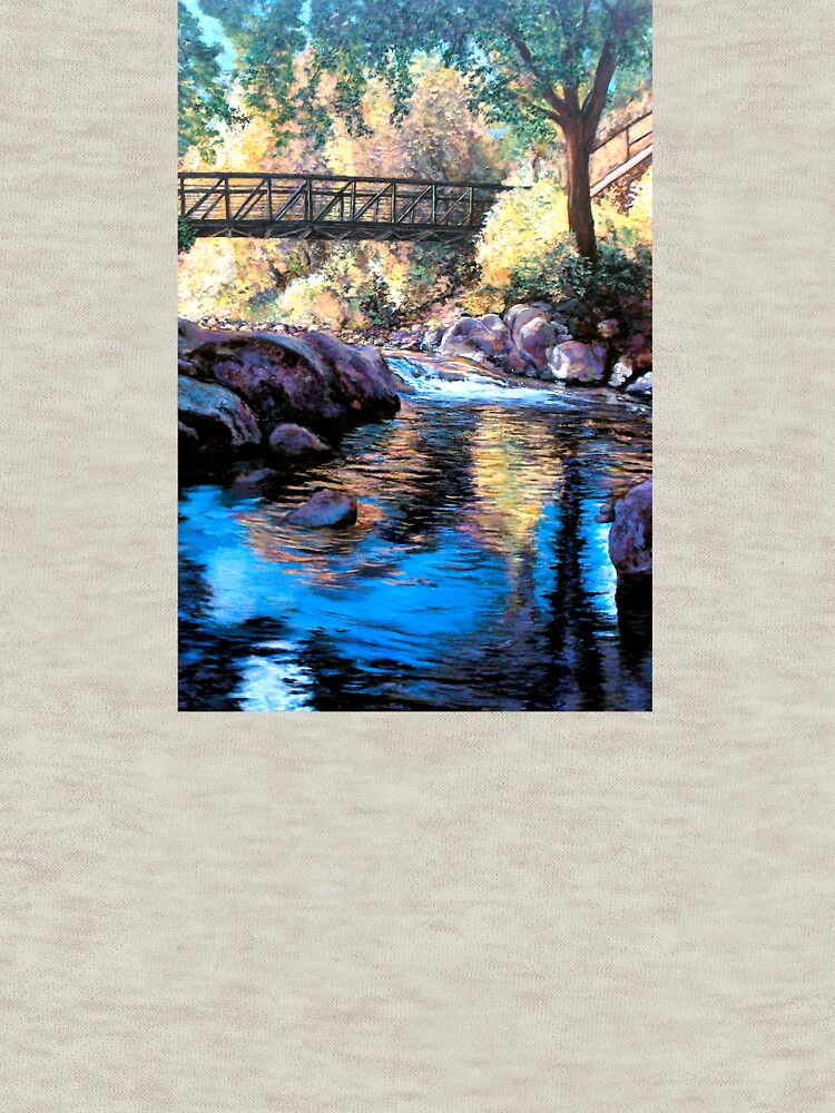 Boulder Creek Bridge - Late Afternoon by donnaroderick