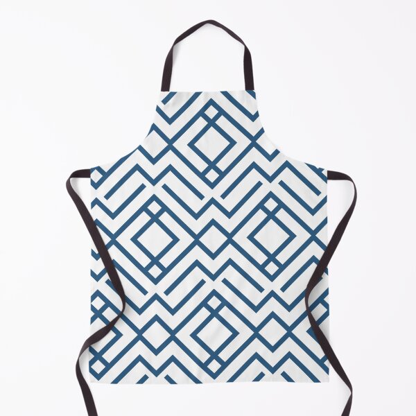 Item preview, Blue and White Chevron Stripe Shape Pattern - Hue Coordinates w/ Coloro / WGSN 2022 Spring / Summer Trending Color Atlantic Blue 115-35-20 designed and sold by ColorOfTheYears.