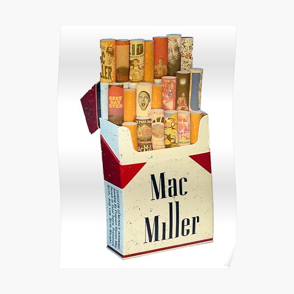 Cigarette pack - Miller Poster