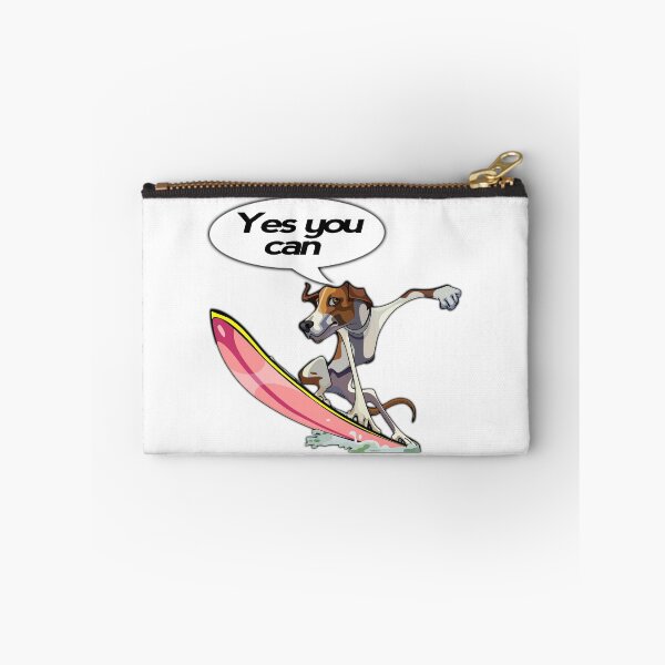 Item preview, dog on surfboard designed and sold by Nikmay Design.