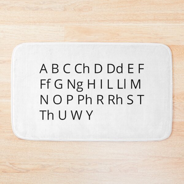 Artikelvorschau, Walisisches Alphabet entworfen und verkauft von WelshStuff.