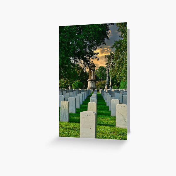 Item preview, Military National Cemetery designed and sold by fineartimagery.
