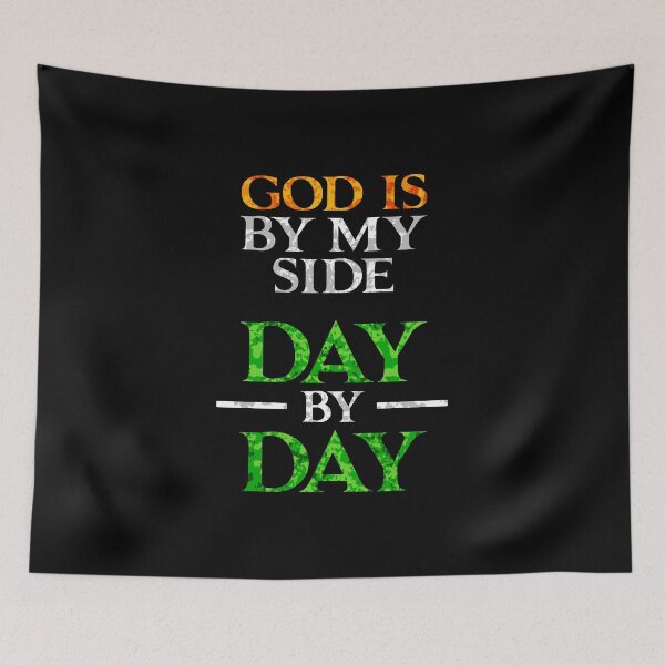 Item preview, God is by my side - day by day designed and sold by ajkbilder.