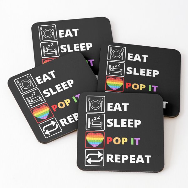 Item preview, EAT SLEEP POP IT REPEAT designed and sold by TThousand.