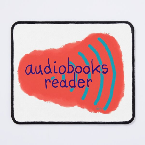 Item preview, Audiobooks reader (red) designed and sold by MentaLee.