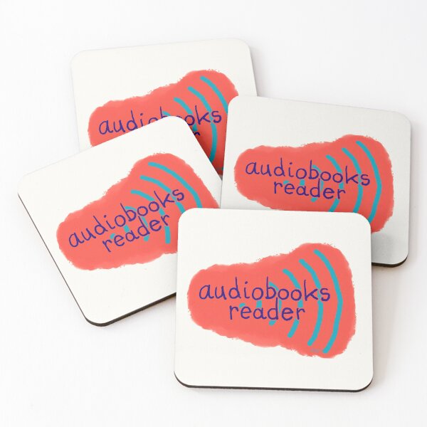 Item preview, Audiobooks reader (red) designed and sold by MentaLee.