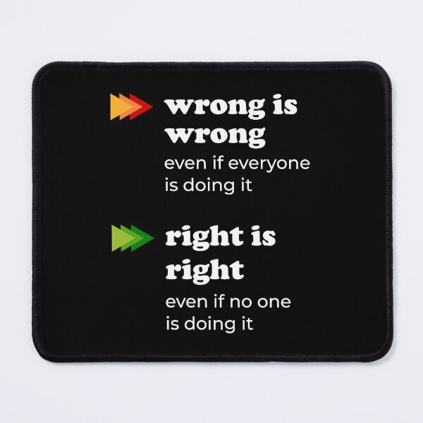 Item preview, Right and wrong designed and sold by LisSteindorff.