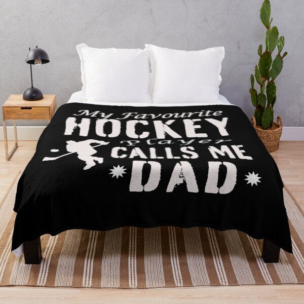 Item preview, My Favorite Hockey Player Calls Me Dad designed and sold by david parry.