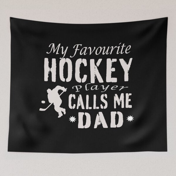 Item preview, My Favorite Hockey Player Calls Me Dad designed and sold by david parry.