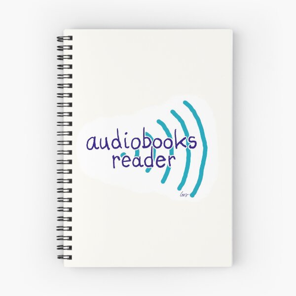 Item preview, Audiobooks reader (white) designed and sold by MentaLee.