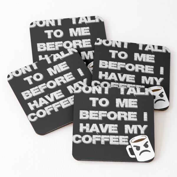 Item preview, Don't talk to me before I have my coffee designed and sold by Gamerdoge.