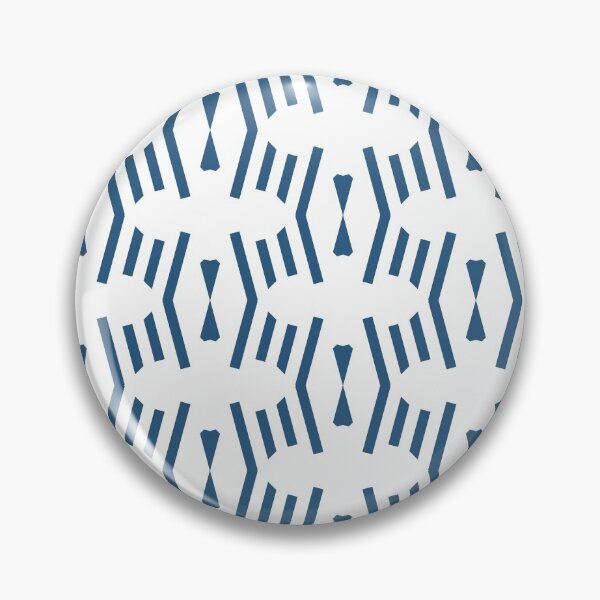 Item preview, Blue and White Vertical Stripe Chevron Pattern - Hue Coordinates w/ Coloro / WGSN 2022 Spring / Summer Trending Color Atlantic Blue 115-35-20 designed and sold by ColorOfTheYears.