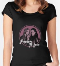Lost Girl - Doccubus - Freedom To Love Women's Fitted Scoop T-Shirt