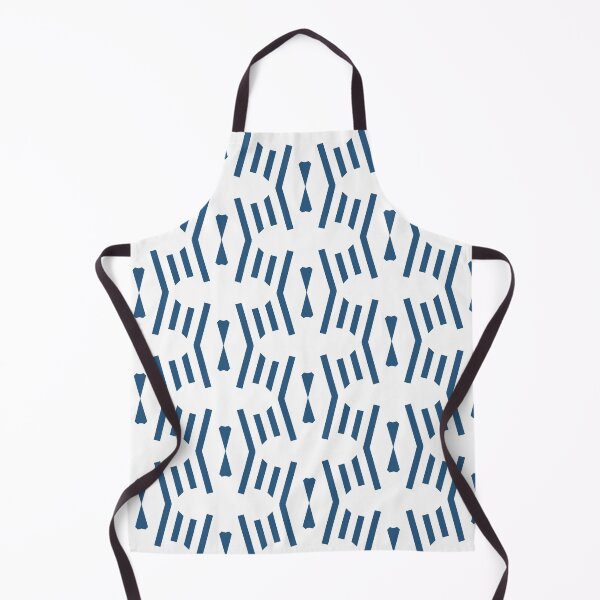 Item preview, Blue and White Vertical Stripe Chevron Pattern - Hue Coordinates w/ Coloro / WGSN 2022 Spring / Summer Trending Color Atlantic Blue 115-35-20 designed and sold by ColorOfTheYears.
