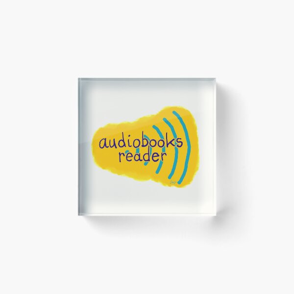 Item preview, Audiobooks reader (orange) designed and sold by MentaLee.
