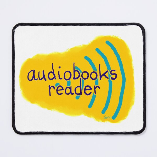 Item preview, Audiobooks reader (orange) designed and sold by MentaLee.