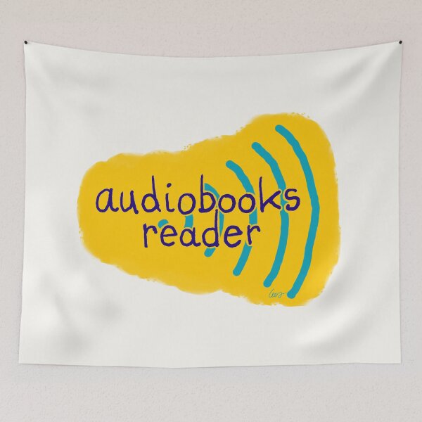Item preview, Audiobooks reader (orange) designed and sold by MentaLee.