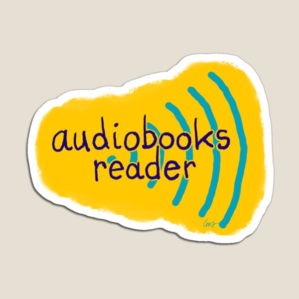 Item preview, Audiobooks reader (orange) designed and sold by MentaLee.