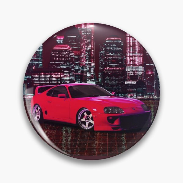 Item preview, Red Toyota Supra MK4 Neon City designed and sold by nueman.