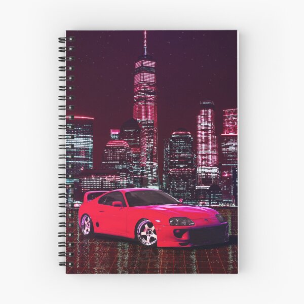 Item preview, Red Toyota Supra MK4 Neon City designed and sold by nueman.