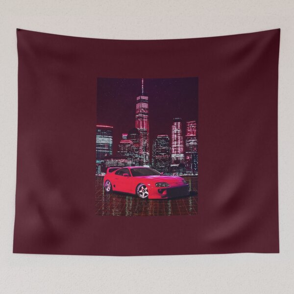 Item preview, Red Toyota Supra MK4 Neon City designed and sold by nueman.