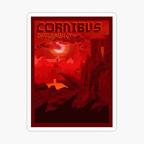 Cornibus Reiseplakat Sticker