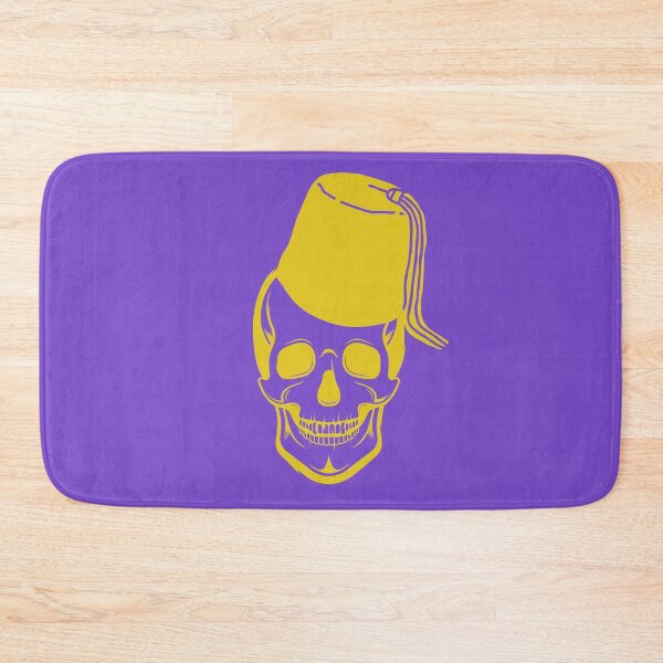Item preview, Yellow Halloween skull with Arabic touch, Purple background  designed and sold by SalxSal.