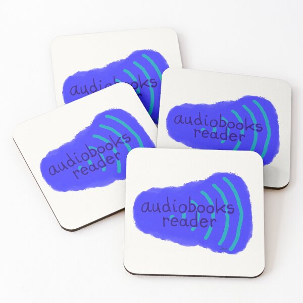 Item preview, Audiobooks reader (blue) designed and sold by MentaLee.