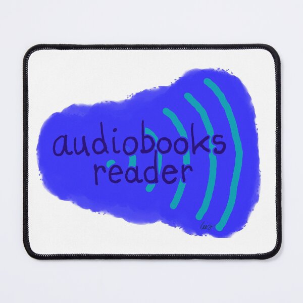 Item preview, Audiobooks reader (blue) designed and sold by MentaLee.