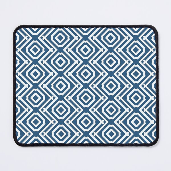 Item preview, Blue and White Vertical Stripe Diamond Pattern - Hue Coordinates w/ Coloro / WGSN 2022 Spring / Summer Trending Color Atlantic Blue 115-35-20 designed and sold by ColorOfTheYears.