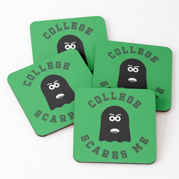 Item preview, College Scares Me cute ghost Design designed and sold by imaargo.