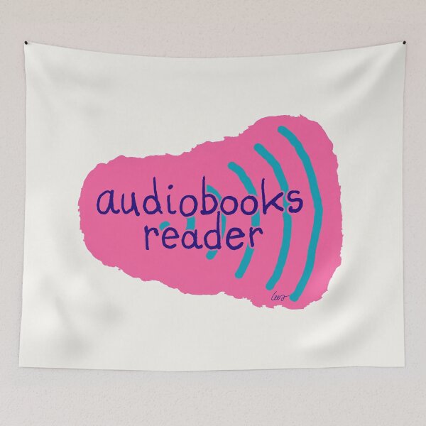 Item preview, Audiobooks reader (pink) designed and sold by MentaLee.