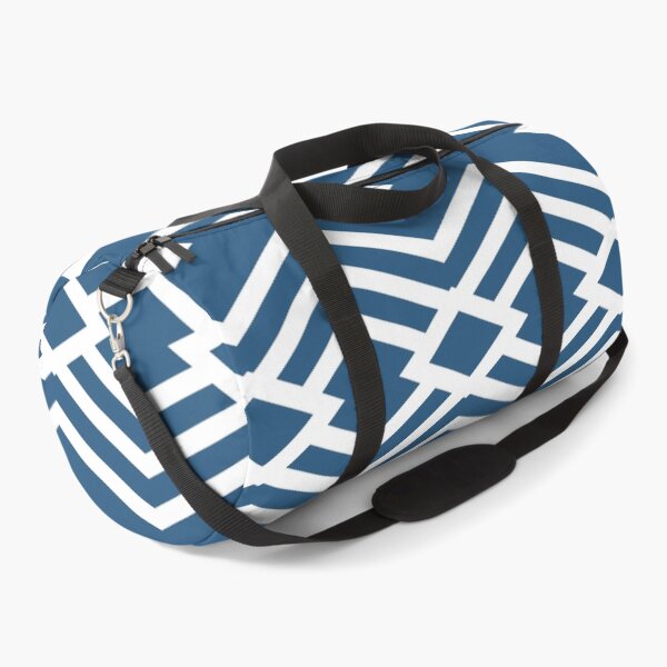 Item preview, Blue and White Horizontal Stripe Diamond Pattern - Hue Coordinates w/ Coloro / WGSN 2022 Spring / Summer Trending Color Atlantic Blue 115-35-20 designed and sold by ColorOfTheYears.