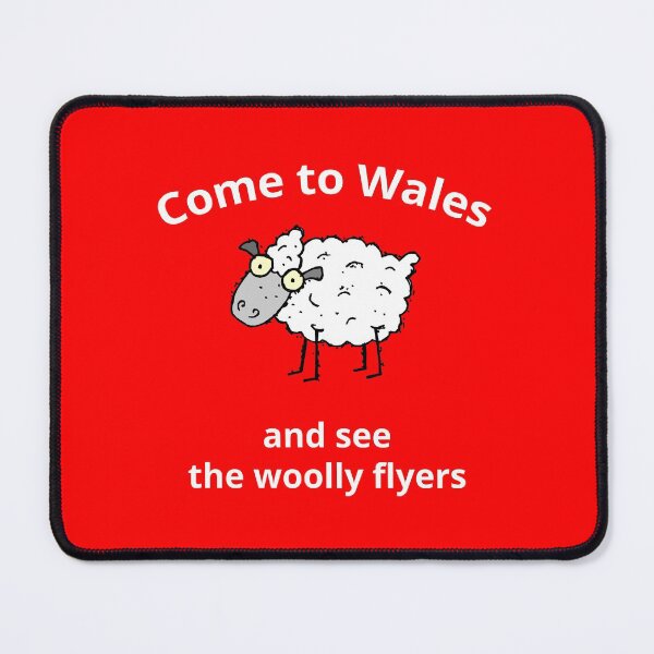 Item preview, Woolly flyers - White wording designed and sold by WelshStuff.