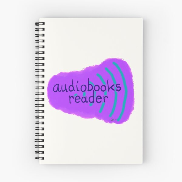 Item preview, Audiobooks reader (purple) designed and sold by MentaLee.
