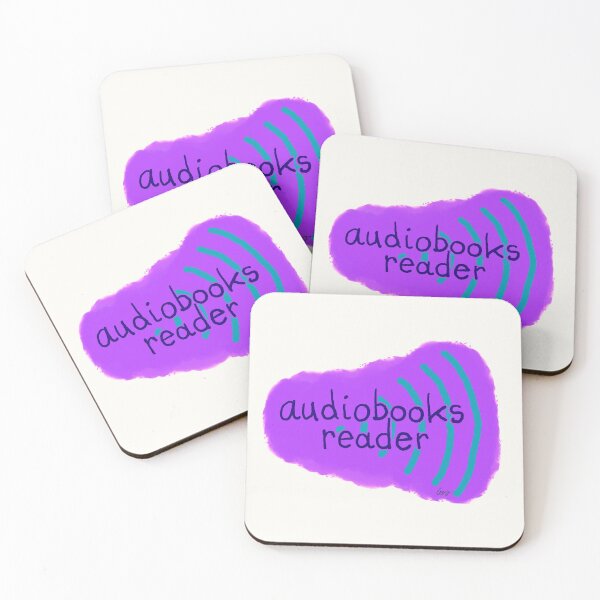 Item preview, Audiobooks reader (purple) designed and sold by MentaLee.