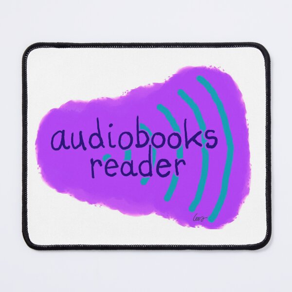 Item preview, Audiobooks reader (purple) designed and sold by MentaLee.