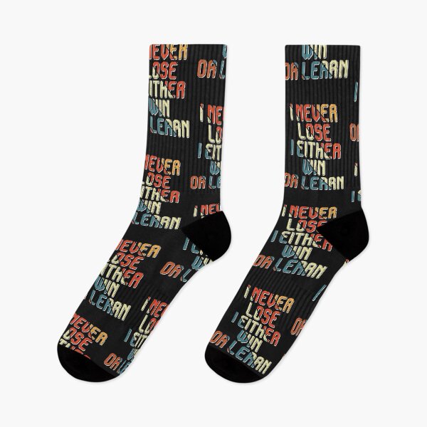 Item preview, I never lose I either win or learn designed and sold by REApparelCo.