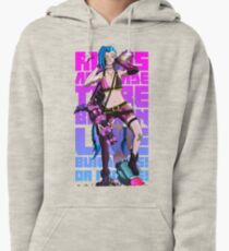Rules are made to be broken, like buildings or people - Jinx Pullover Hoodie