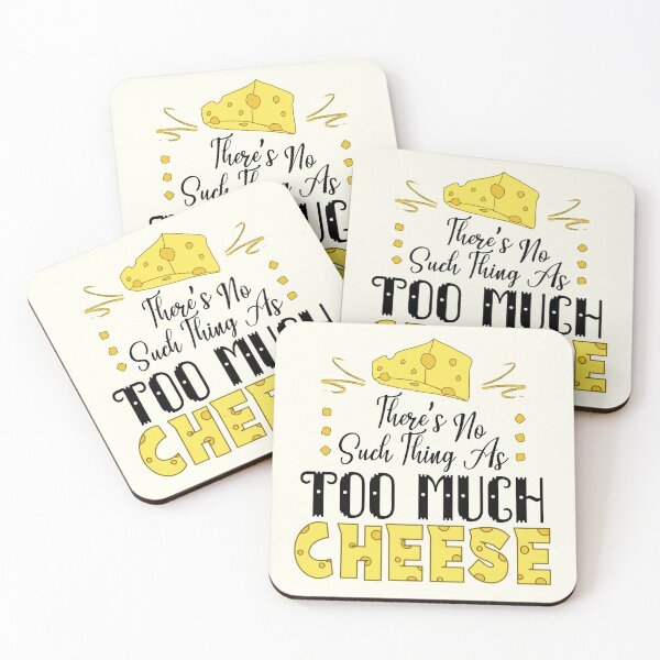 Item preview, There's No Such Thing As Too Much Cheese (Light) designed and sold by the-krisney-way.