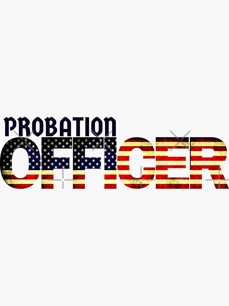 American Vintage Probation Officer Probation Officer T Sticker