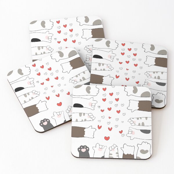 Item preview, cat paws with little heart designed and sold by NAESTOO.