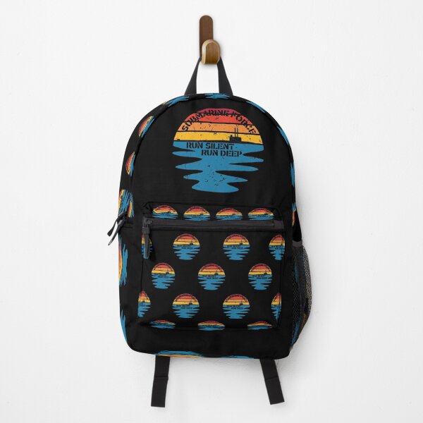 Item preview, Sunset Submarine Force Run Silent Distressed designed and sold by MadMando.