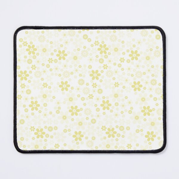 Item preview, Yellow and White Cute Simple Floral Flower Pattern Coordinates w/ Coloro / WGSN 2022 Spring / Summer Trending Color Butter 040-86-20 designed and sold by ColorOfTheYears.