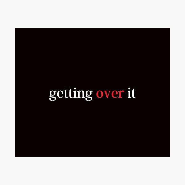 Item preview, getting over it designed and sold by Elghaziart.