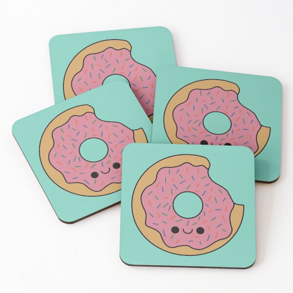 Item preview, Cute Strawberry Donut - Kawaii Donut designed and sold by KawaiiByDice.