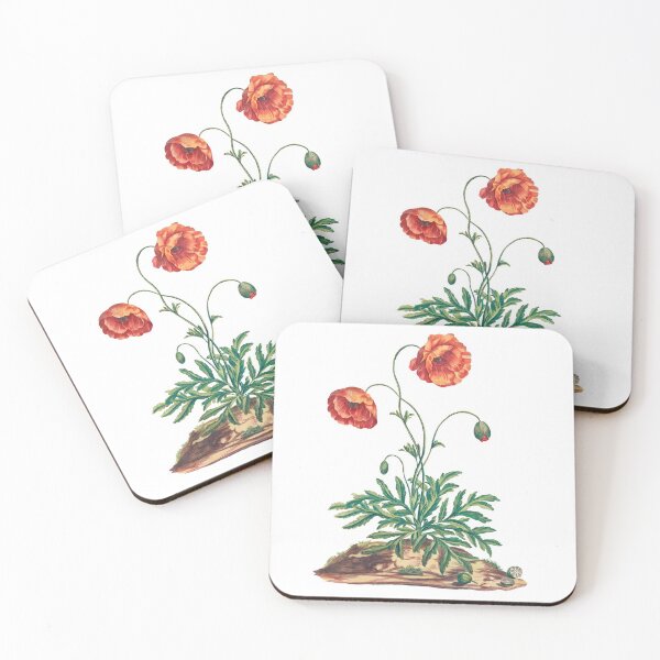 Item preview, Red Poppy on the Ground designed and sold by JoyforU.