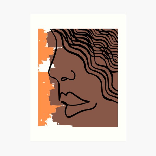 LADY ART Art Print