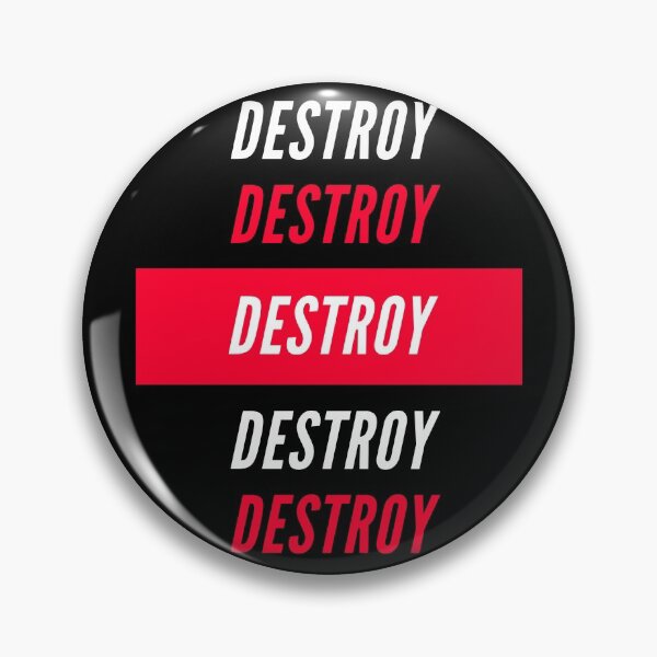 Item preview, Destroy designed and sold by Ink-and-Thread.